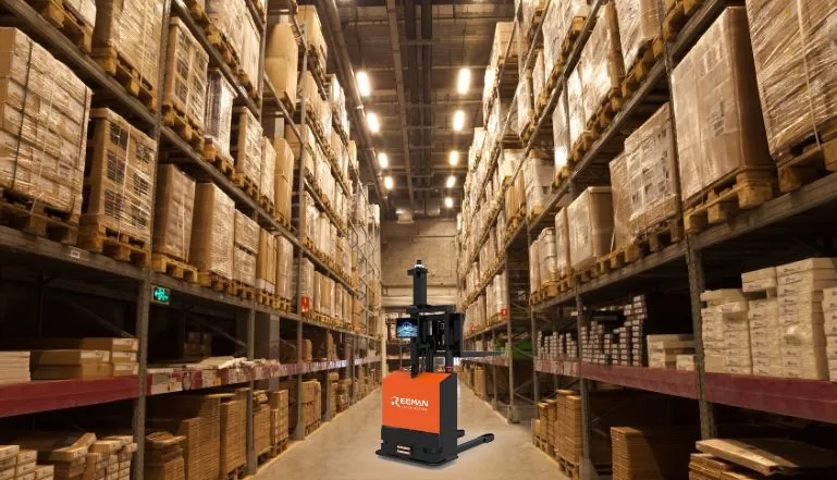 Robot in a warehouse